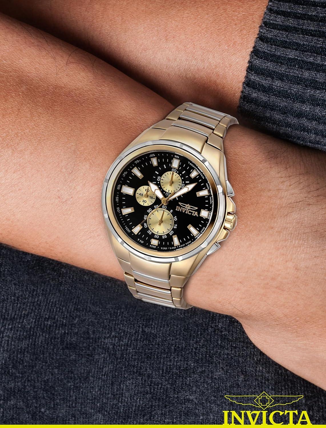 image:imageInvicta Aviator Men 50mm QuartzGold