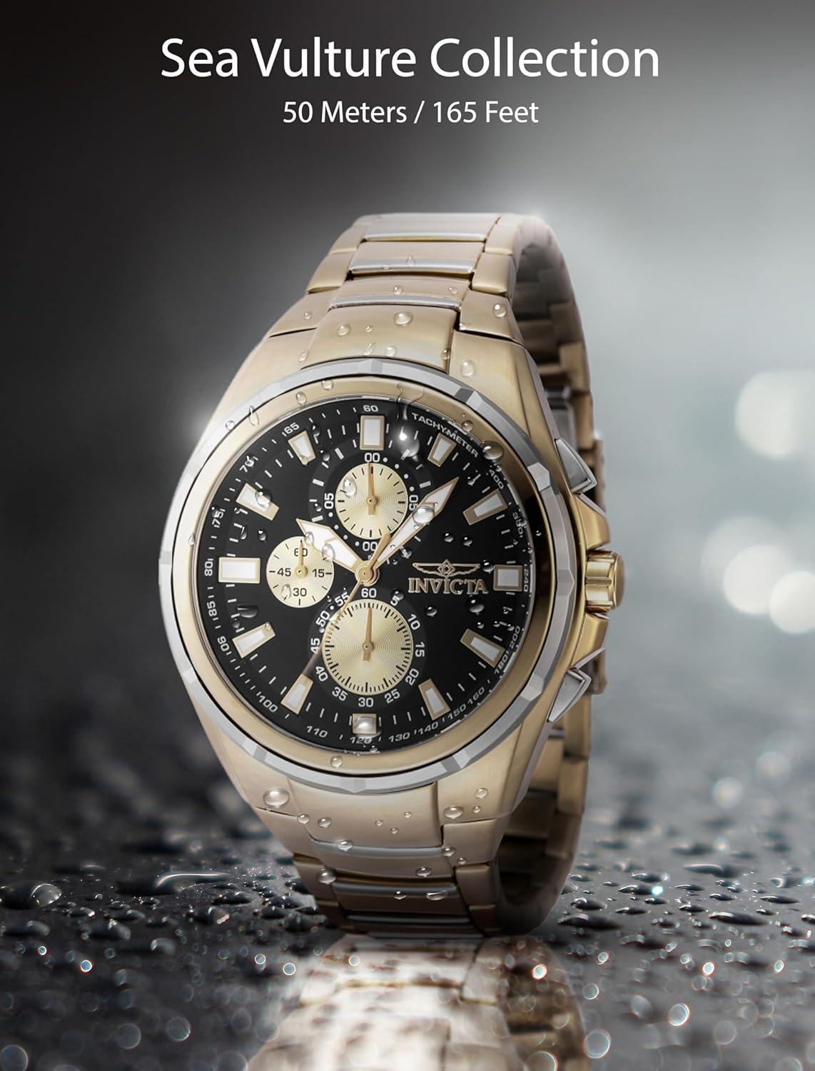 image:imageInvicta Aviator Men 50mm QuartzGold