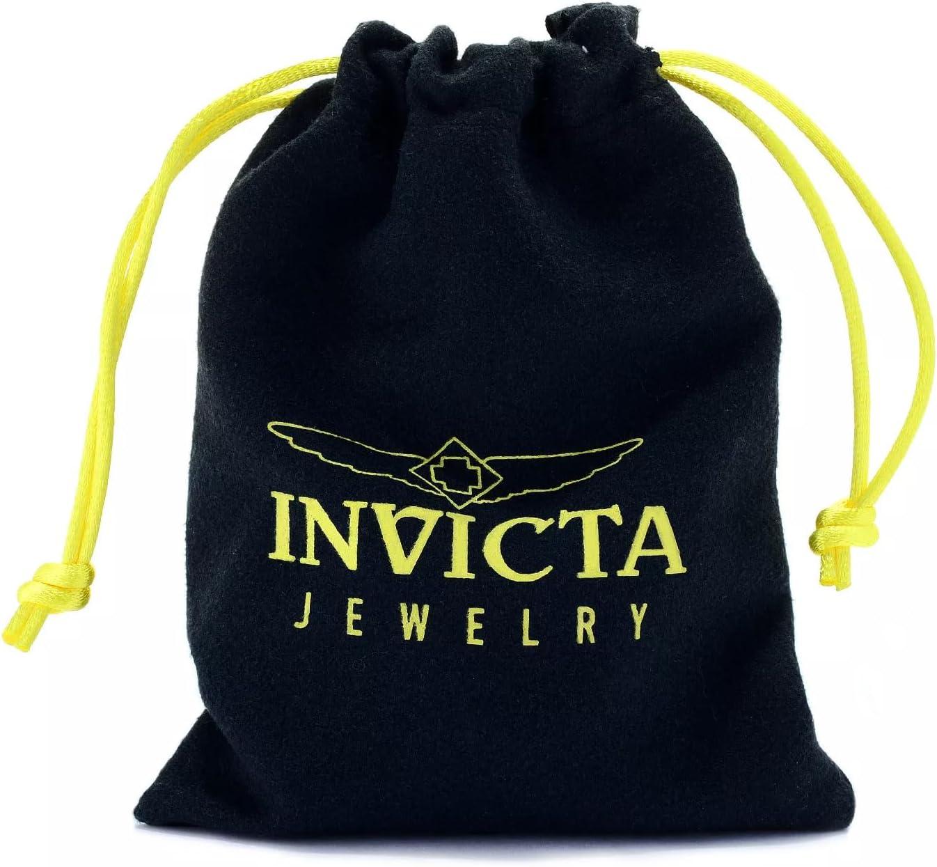 image:imageInvicta Bracelet for Men Stainless Steel Franco Chain Thin Jewelry 6mm 85Black