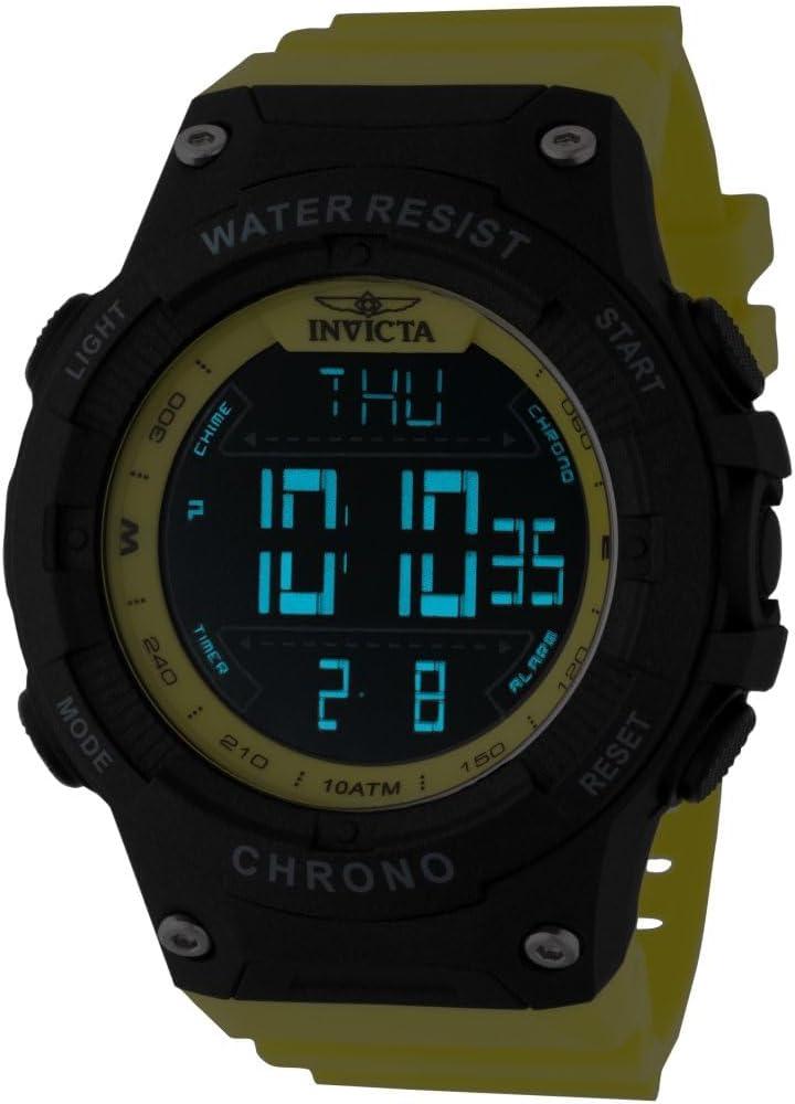 image:imageInvicta Invicta Racing Men 52mm Plastic Black dial Electronic Digital