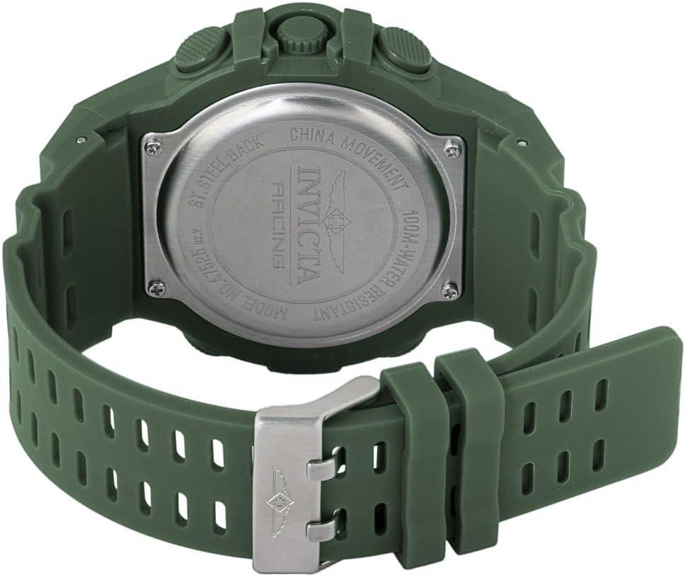 image:imageInvicta Invicta Racing Men 52mm Plastic Green Black dial Electronic Digital