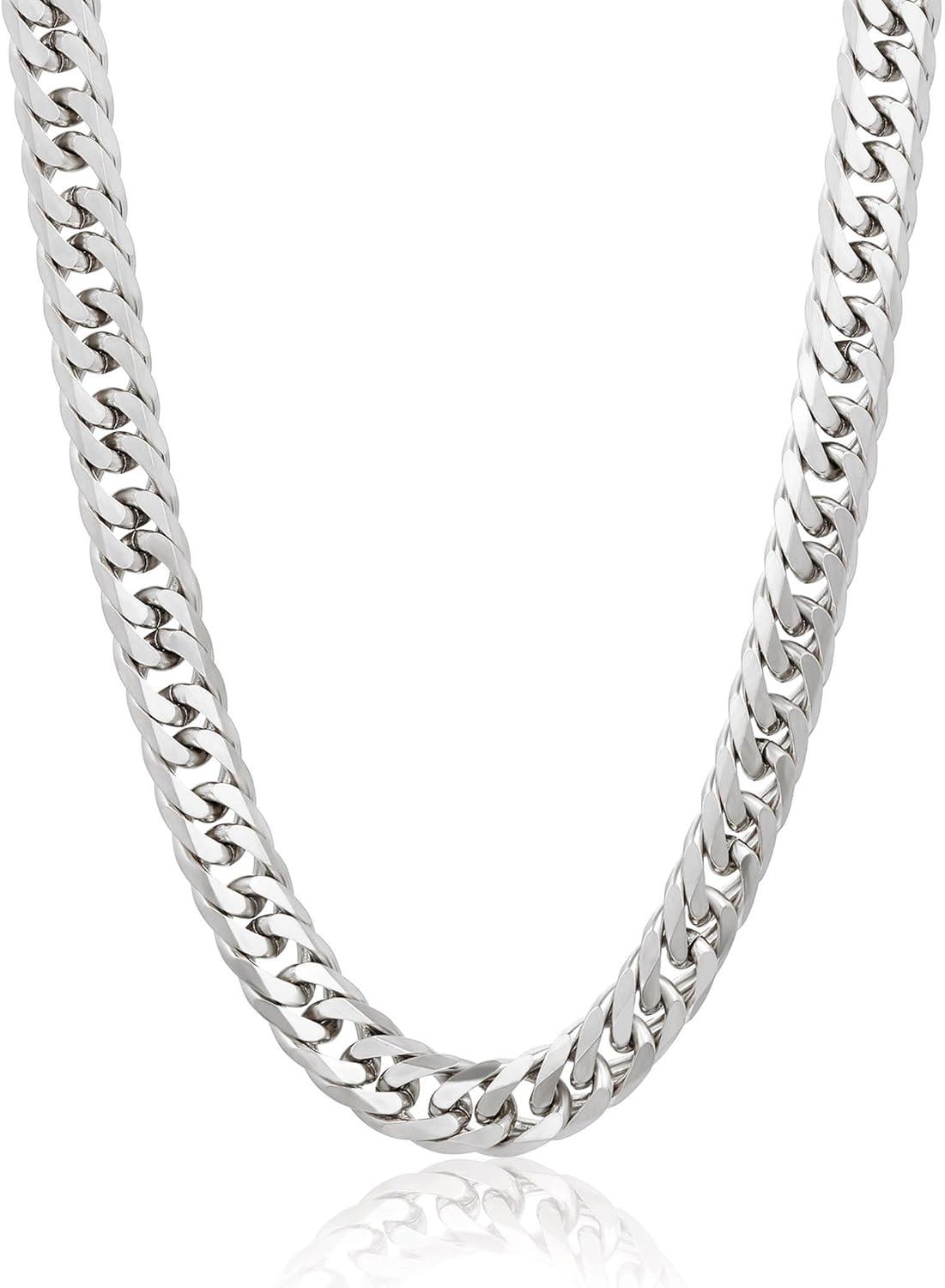 image:imageInvicta Jewelry Mens Curb Chain Stainless Steel Necklace 6mm115mm 24Silver