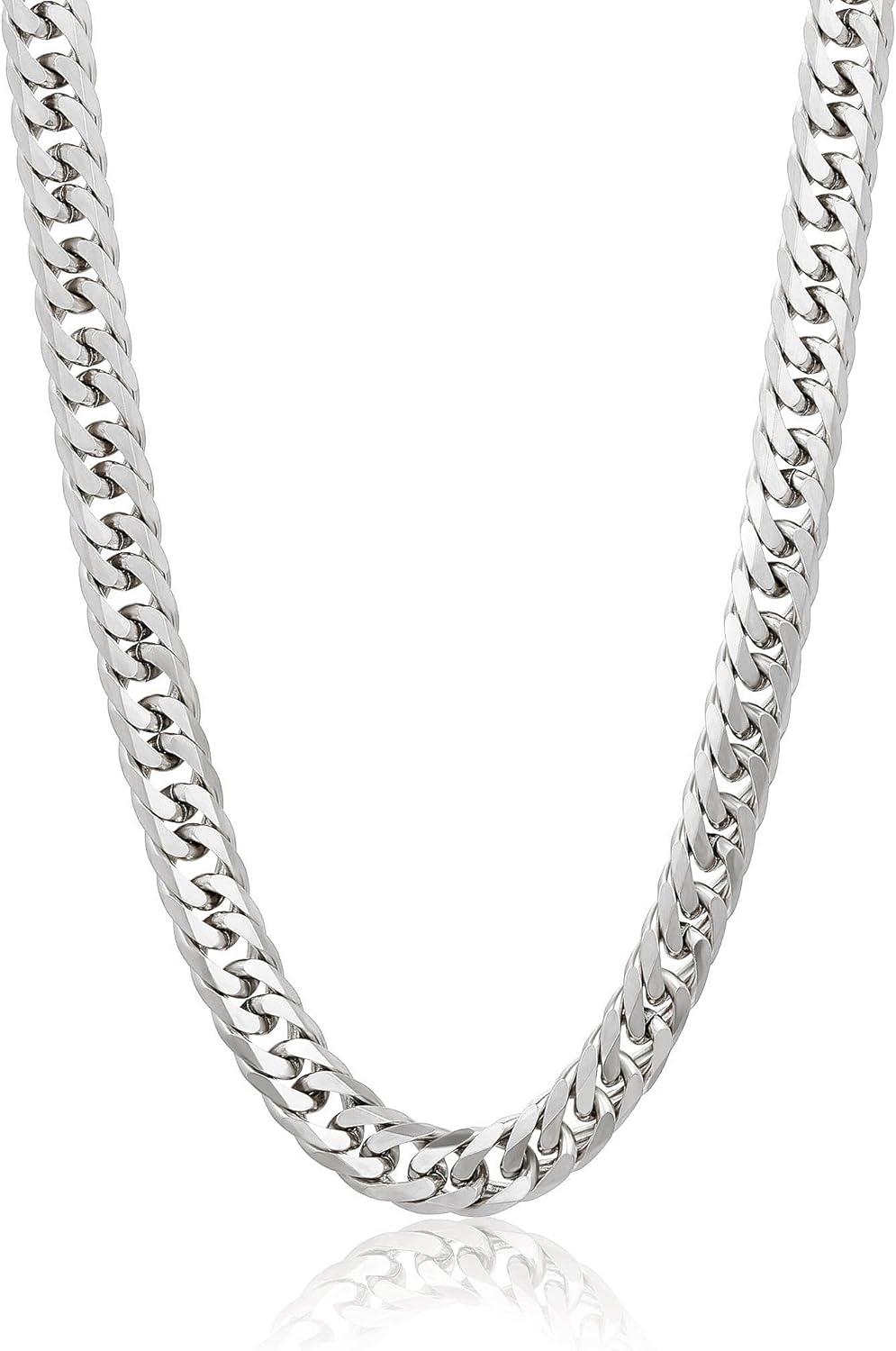 image:imageInvicta Jewelry Mens Curb Chain Stainless Steel Necklace 6mm115mm 24Silver
