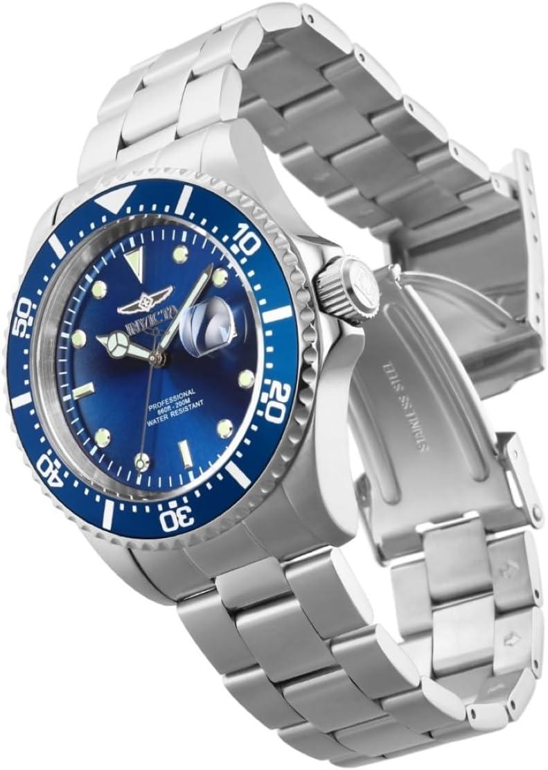 image:imageInvicta Mens 22019 Pro Diver Analog Display Quartz Silver Watch22019