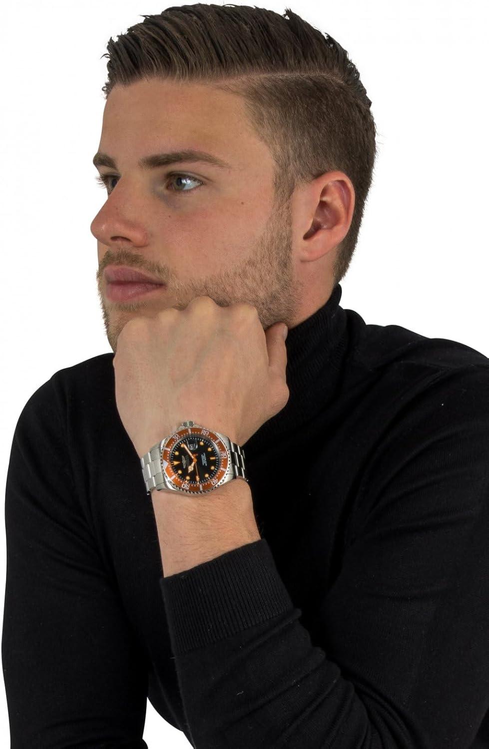 image:imageInvicta Mens 22019 Pro Diver Analog Display Quartz Silver Watch22022