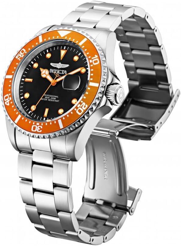 image:imageInvicta Mens 22019 Pro Diver Analog Display Quartz Silver Watch22022