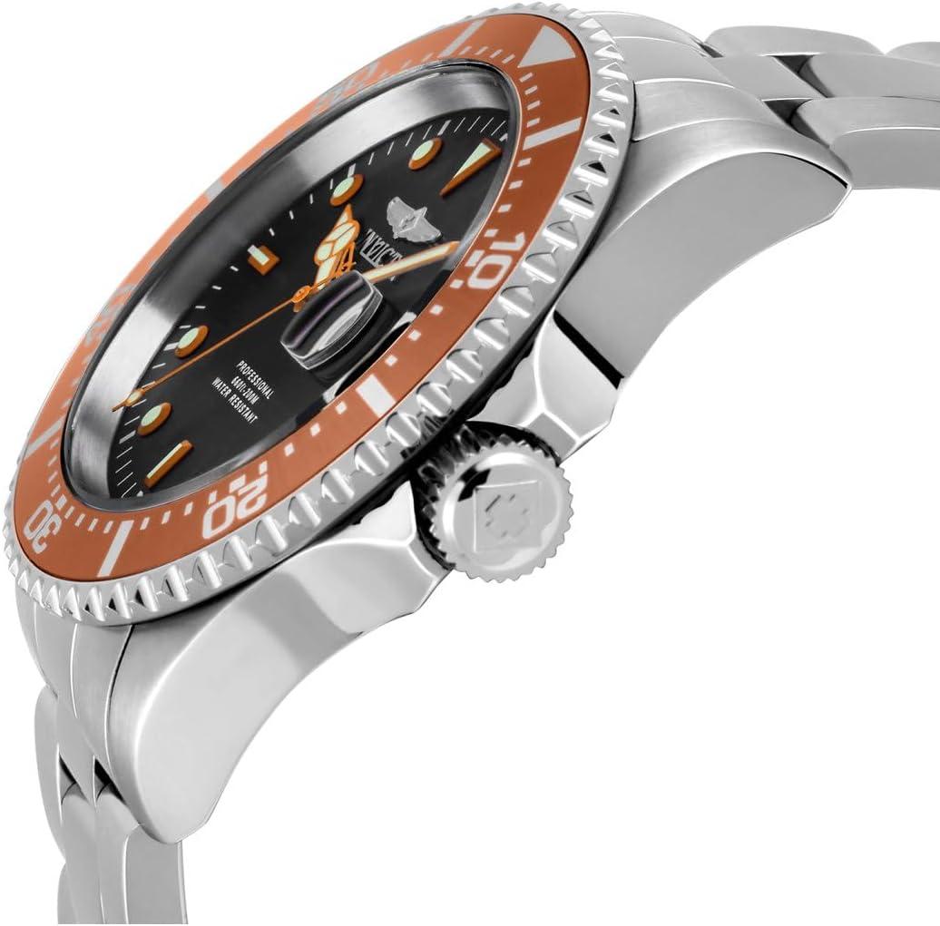image:imageInvicta Mens 22019 Pro Diver Analog Display Quartz Silver Watch22022