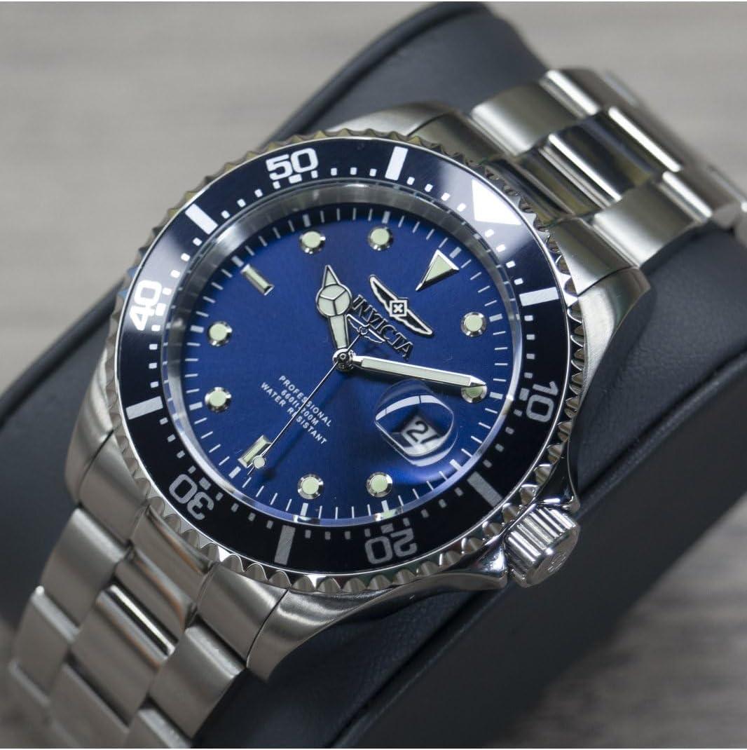 image:imageInvicta Mens 22019 Pro Diver Analog Display Quartz Silver Watch22054