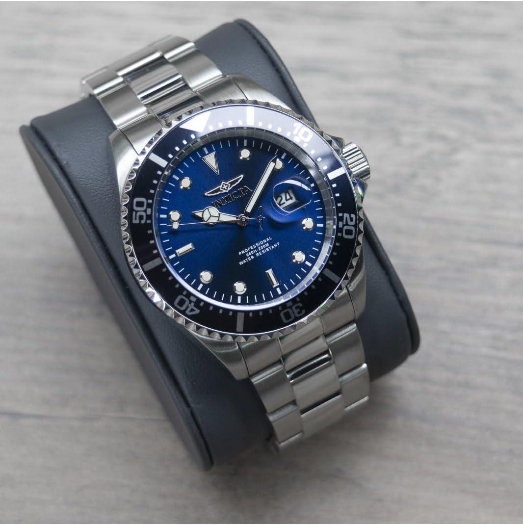 image:imageInvicta Mens 22019 Pro Diver Analog Display Quartz Silver Watch22054