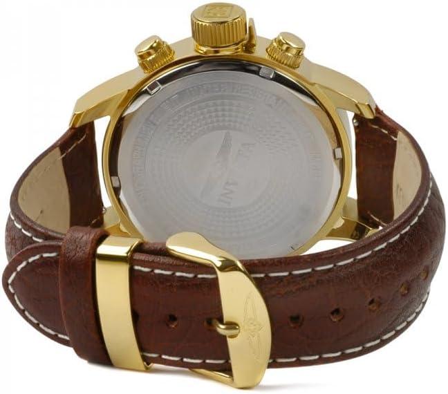 image:imageInvicta Mens IForce Left Handed Quartz Watch with Leather Strap3329