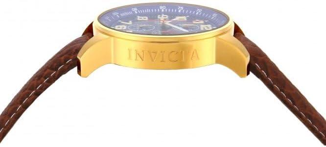 image:imageInvicta Mens IForce Left Handed Quartz Watch with Leather Strap3329