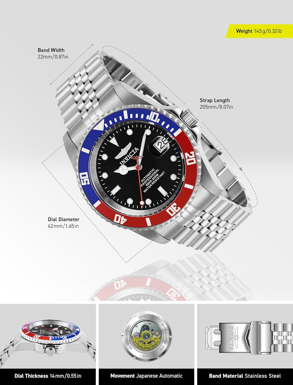 image:imageInvicta Mens Pro Diver Automatic Watch29176