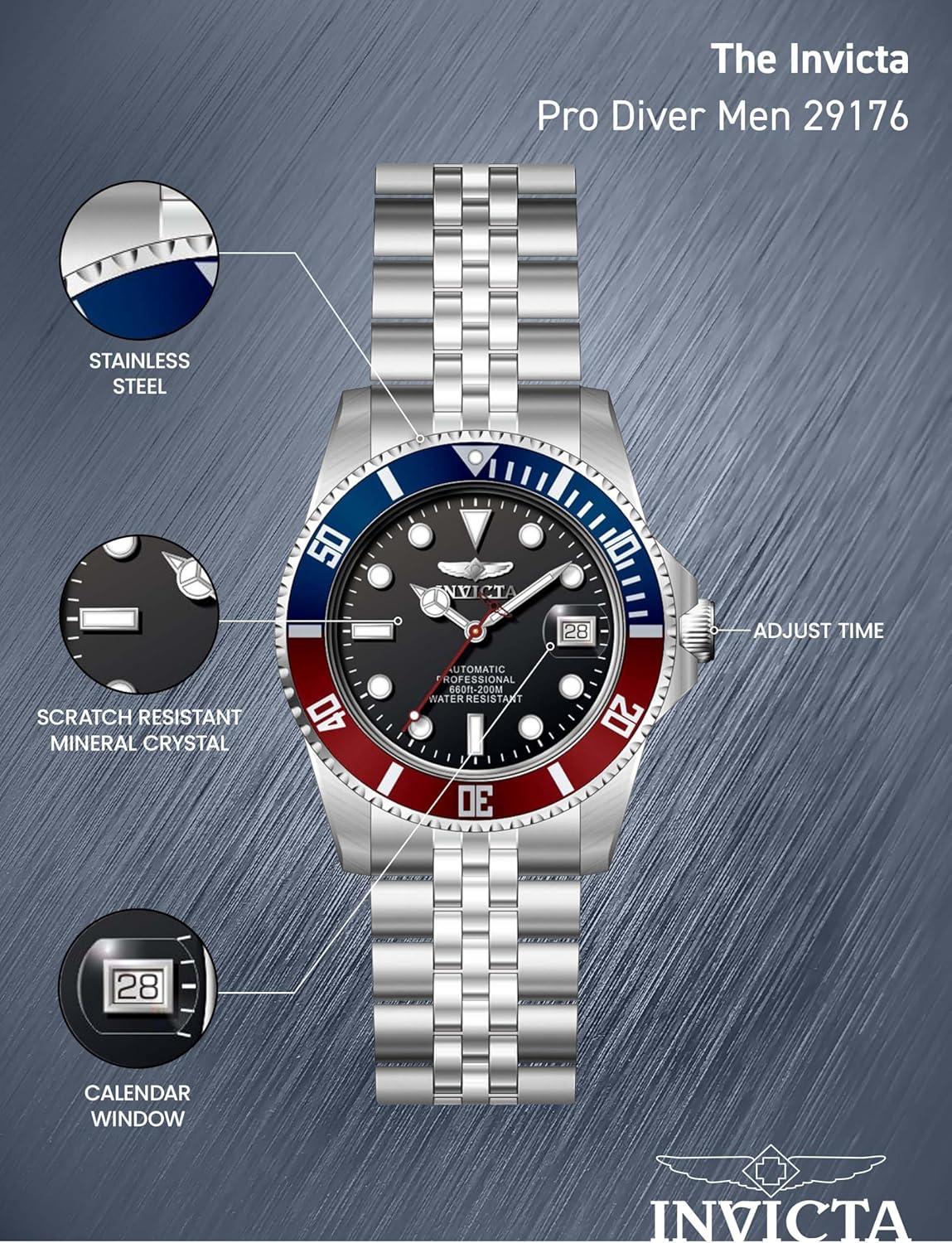 image:imageInvicta Mens Pro Diver Automatic Watch29176