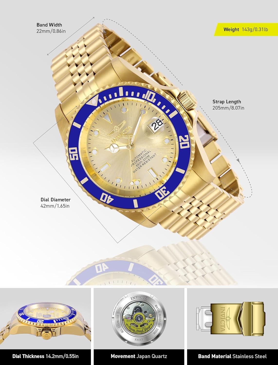 image:imageInvicta Mens Pro Diver Automatic Watch29185