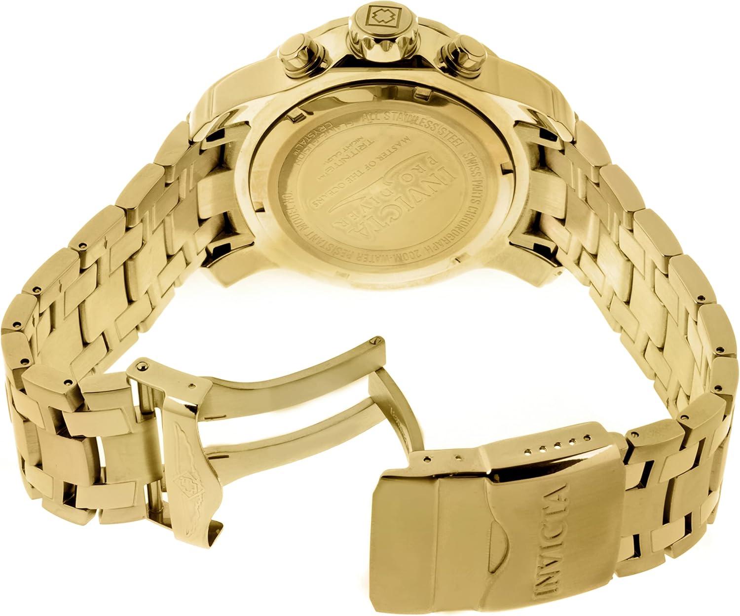 image:imageInvicta Mens Pro Diver Collection Chronograph WatchGold Black