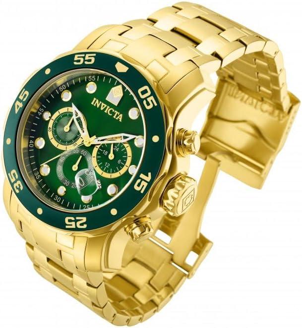image:imageInvicta Mens Pro Diver Collection Chronograph WatchGold Green