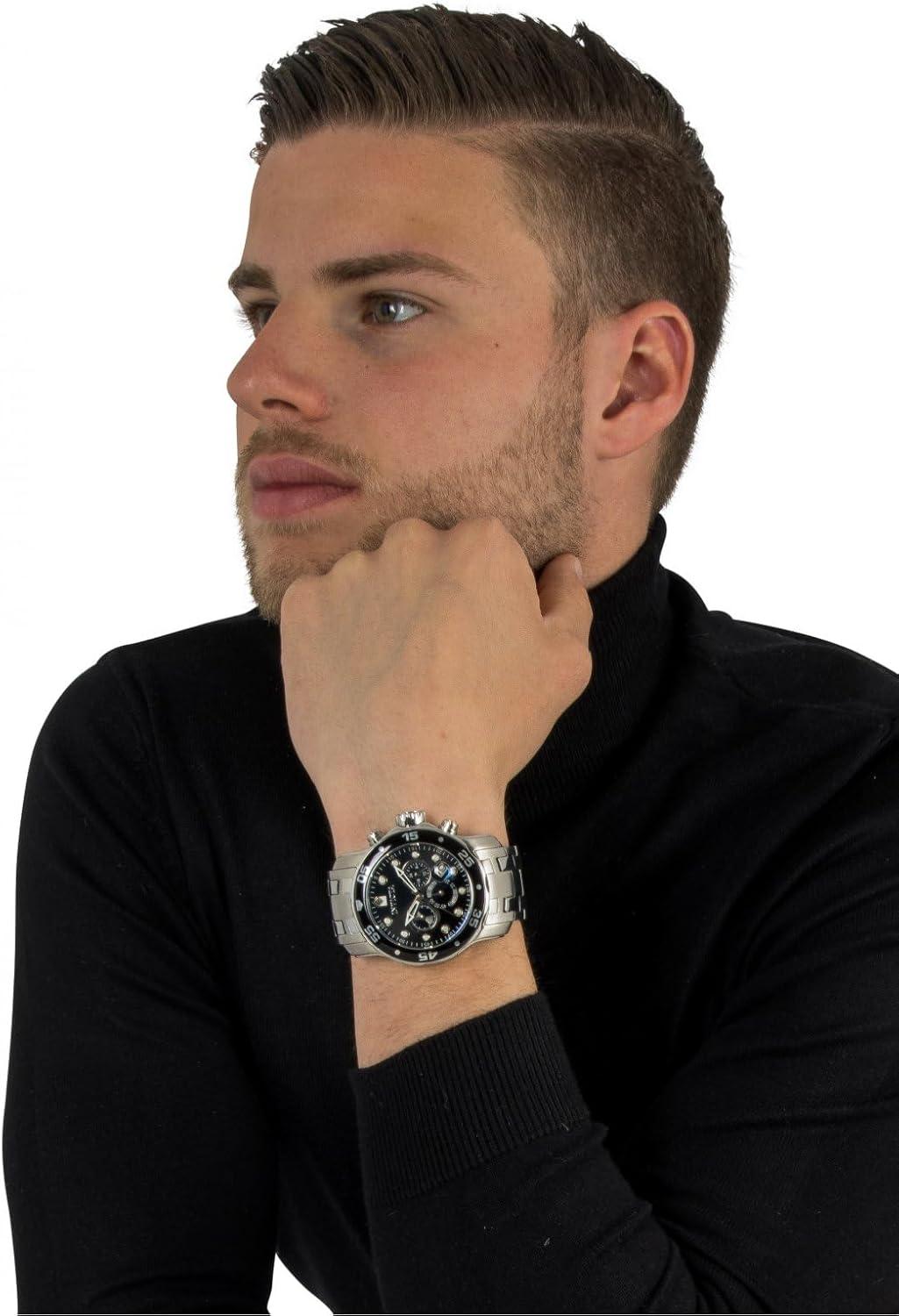 image:imageInvicta Mens Pro Diver Collection Chronograph WatchSilver Black