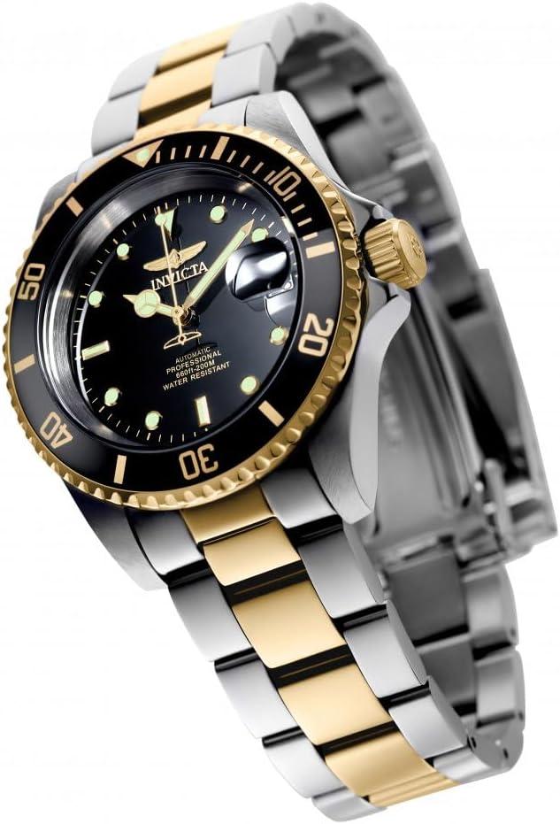 image:imageInvicta Mens Pro Diver Collection CoinEdge Automatic WatchTwo ToneBlack Model 8927OB