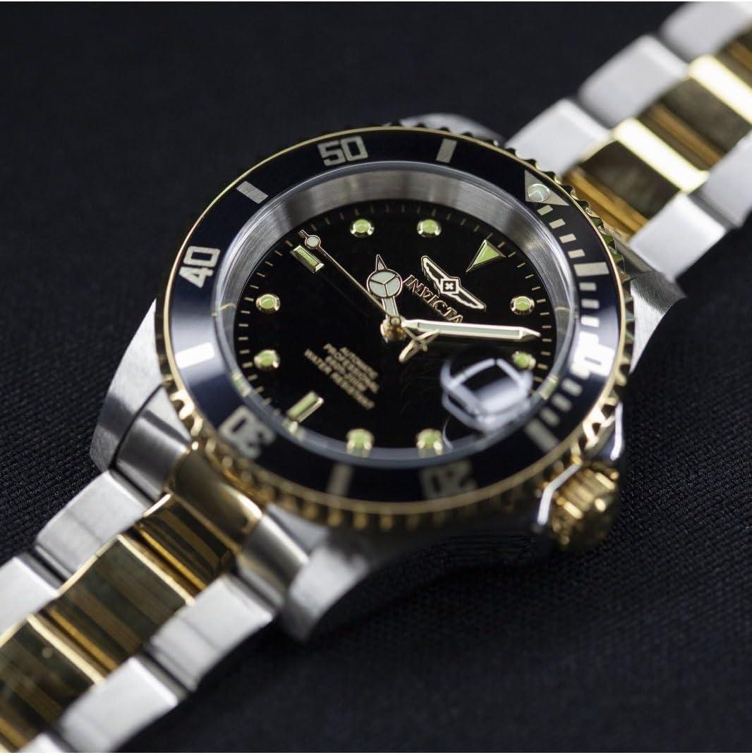 image:imageInvicta Mens Pro Diver Collection CoinEdge Automatic WatchTwo ToneBlack Model 8927OB
