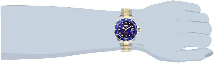 image:imageInvicta Mens Pro Diver Quartz Watch with Stainless Steel StrapTwotoneBlue