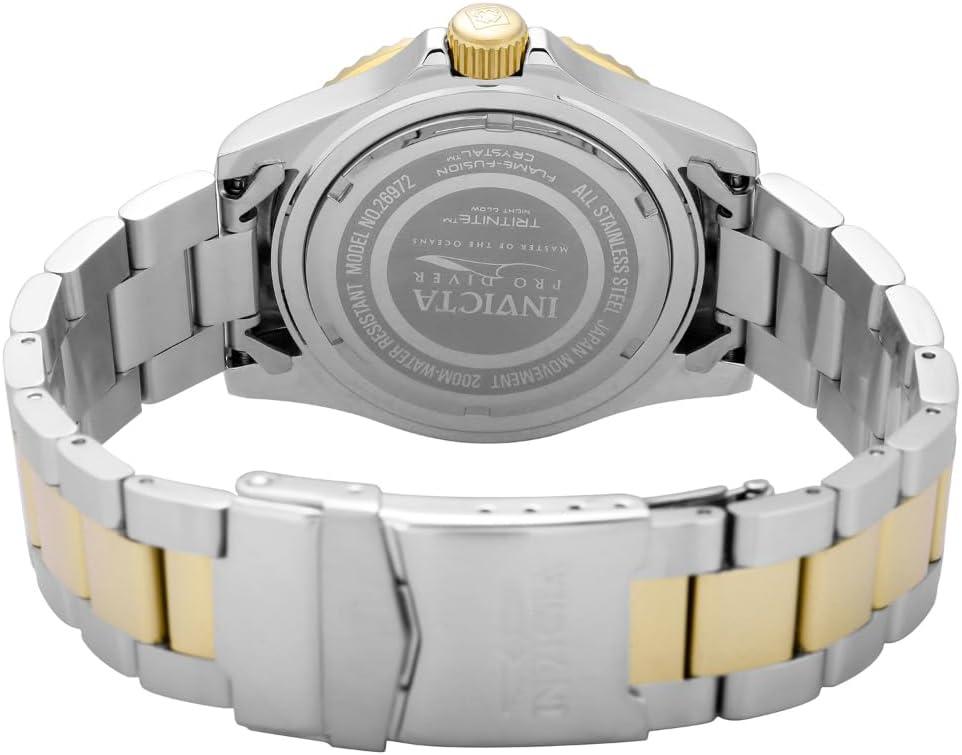 image:imageInvicta Mens Pro Diver Quartz Watch with Stainless Steel StrapTwotoneBlue