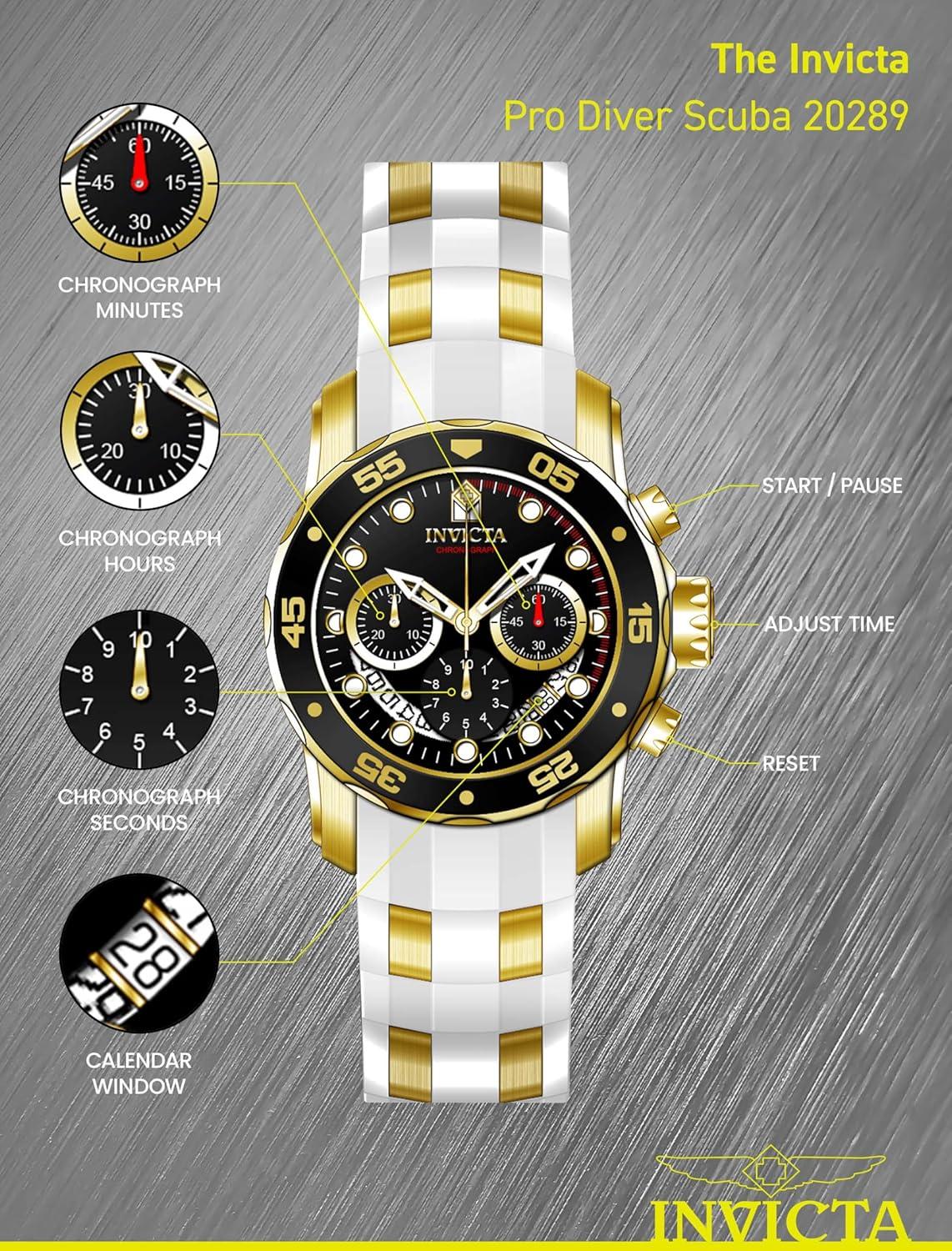 image:imageInvicta Mens Pro Diver Stainless Steel Quartz WatchBlack