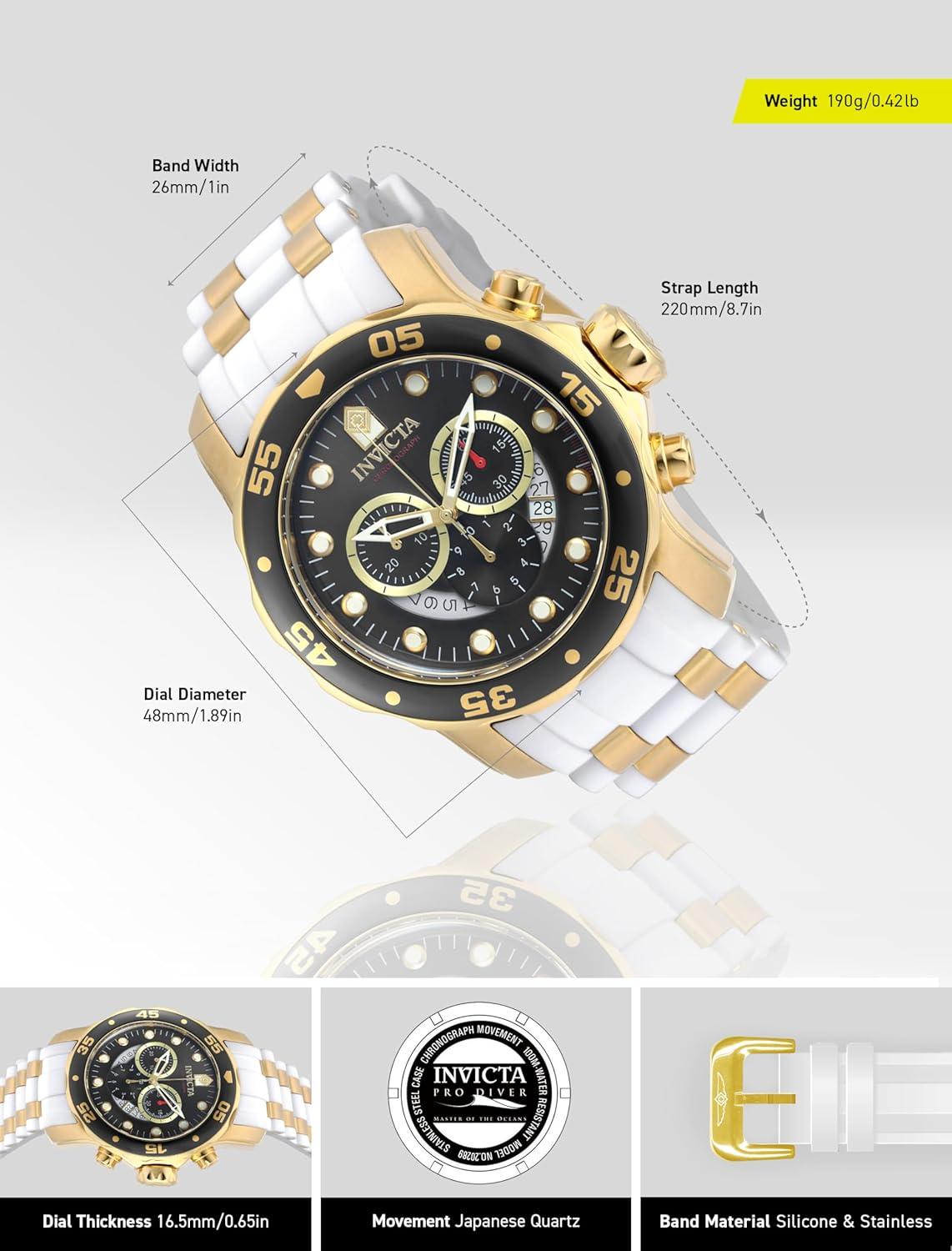 image:imageInvicta Mens Pro Diver Stainless Steel Quartz WatchBlack