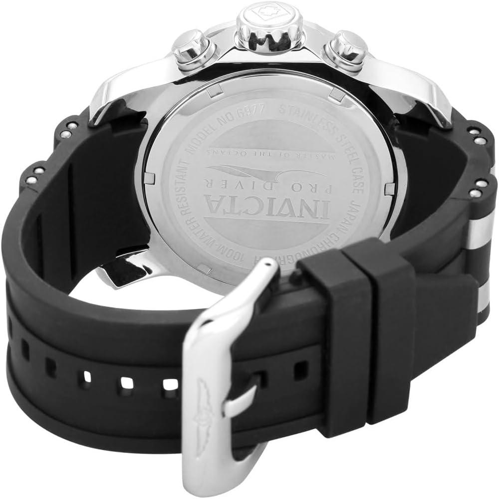 image:imageInvicta Mens Pro Diver Stainless Steel Quartz WatchBlue DialBlack Polyurethane