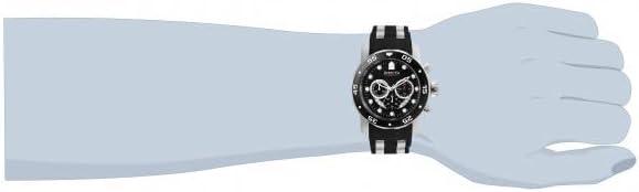 image:imageInvicta Mens Pro Diver Stainless Steel Quartz WatchBlue DialBlack Polyurethane