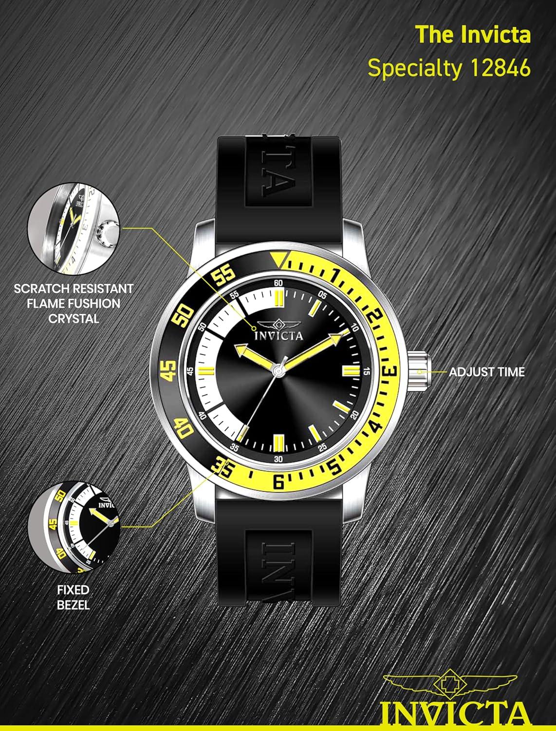 image:imageInvicta Mens Specialty Silicone Quartz Watch12846