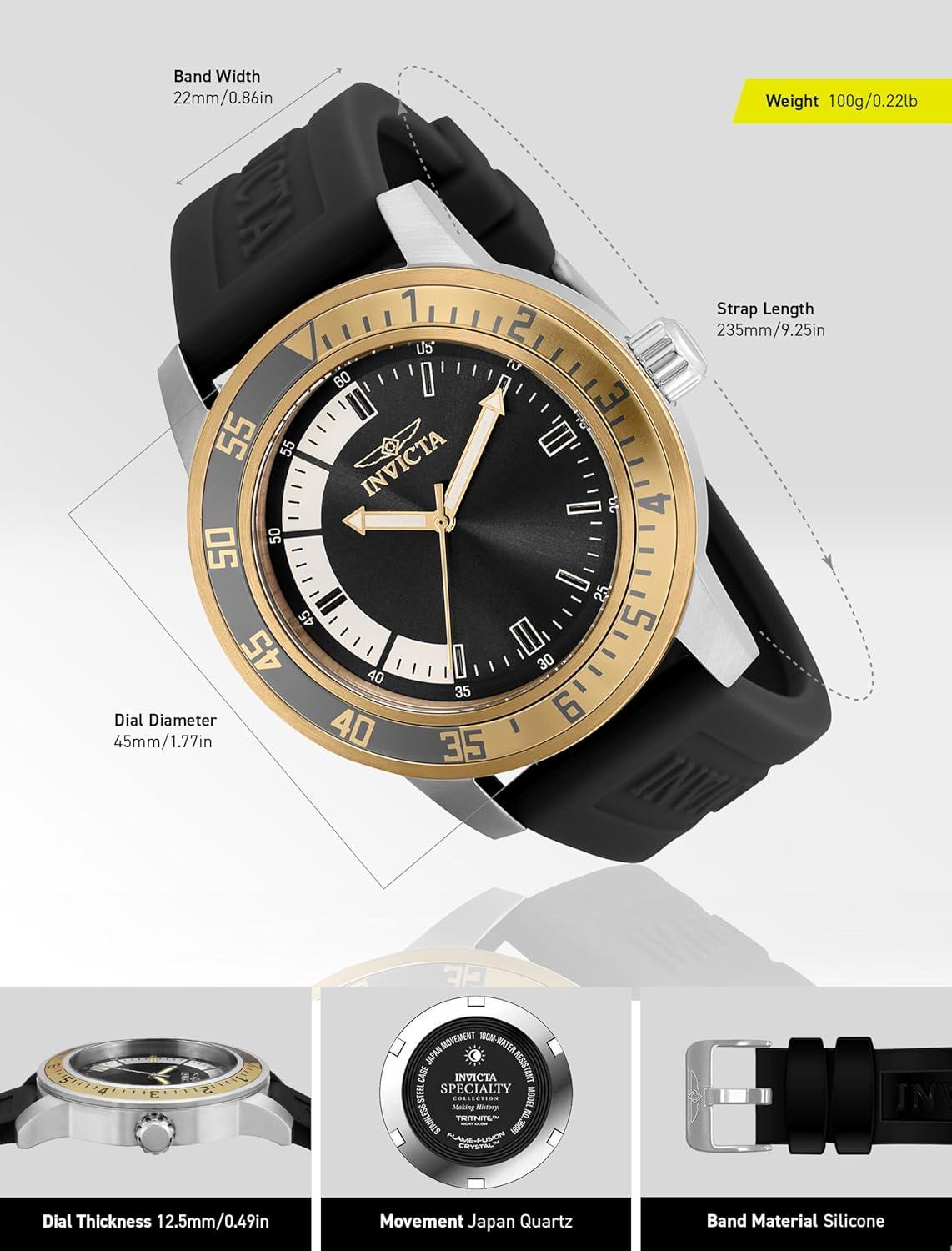 image:imageInvicta Mens Specialty Silicone Quartz Watch35681