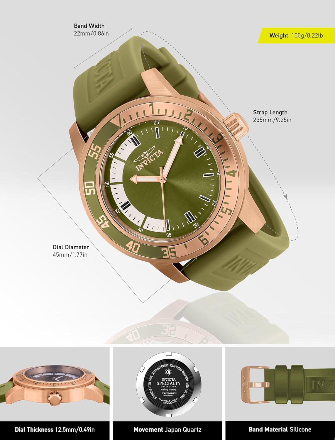 image:imageInvicta Mens Specialty Silicone Quartz Watch35685