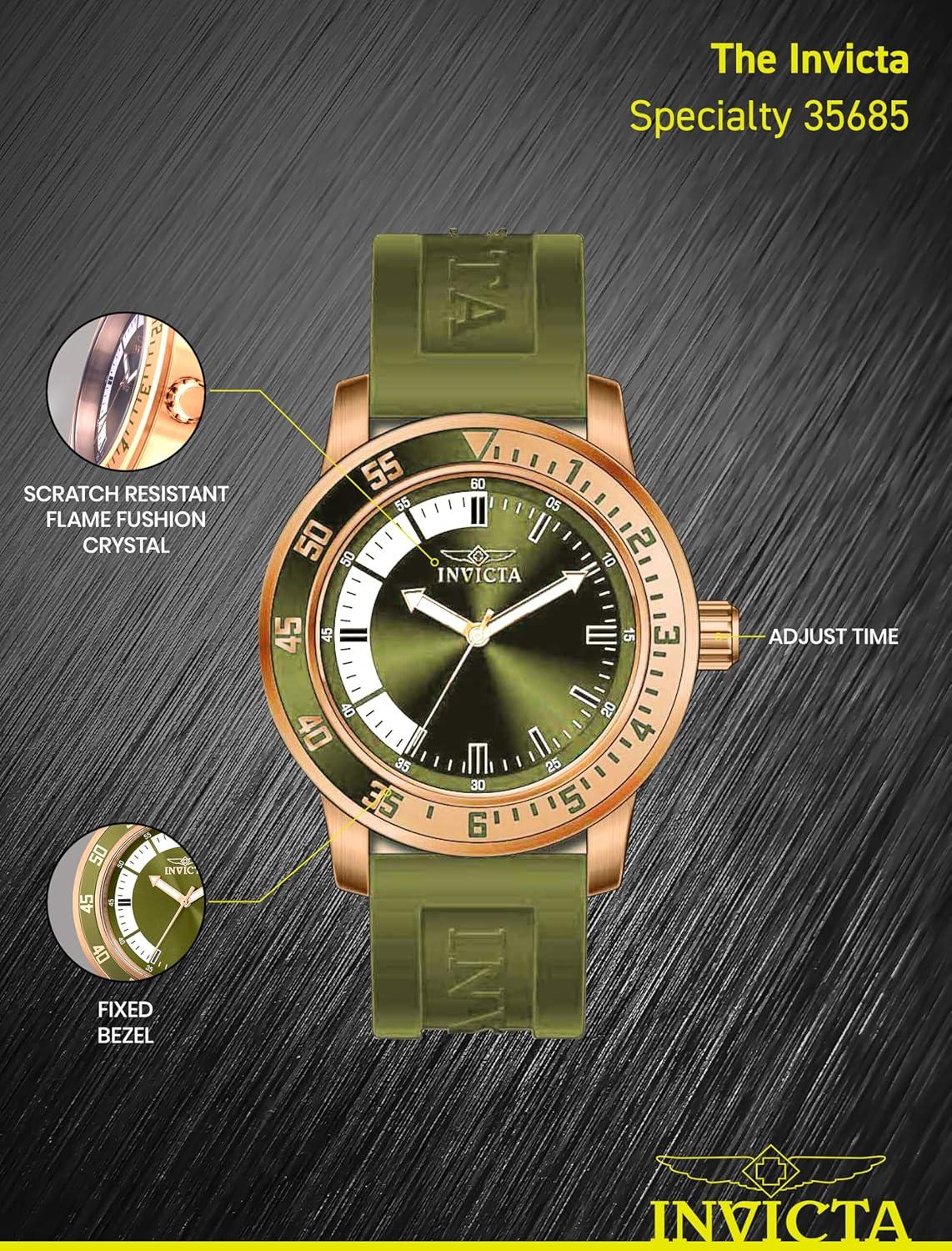 image:imageInvicta Mens Specialty Silicone Quartz Watch35685