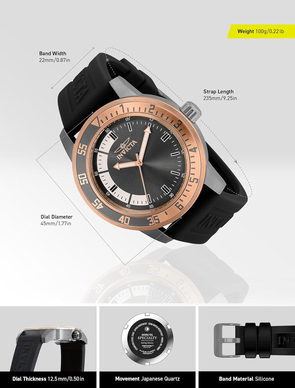 image:imageInvicta Mens Specialty Silicone Quartz Watch35687