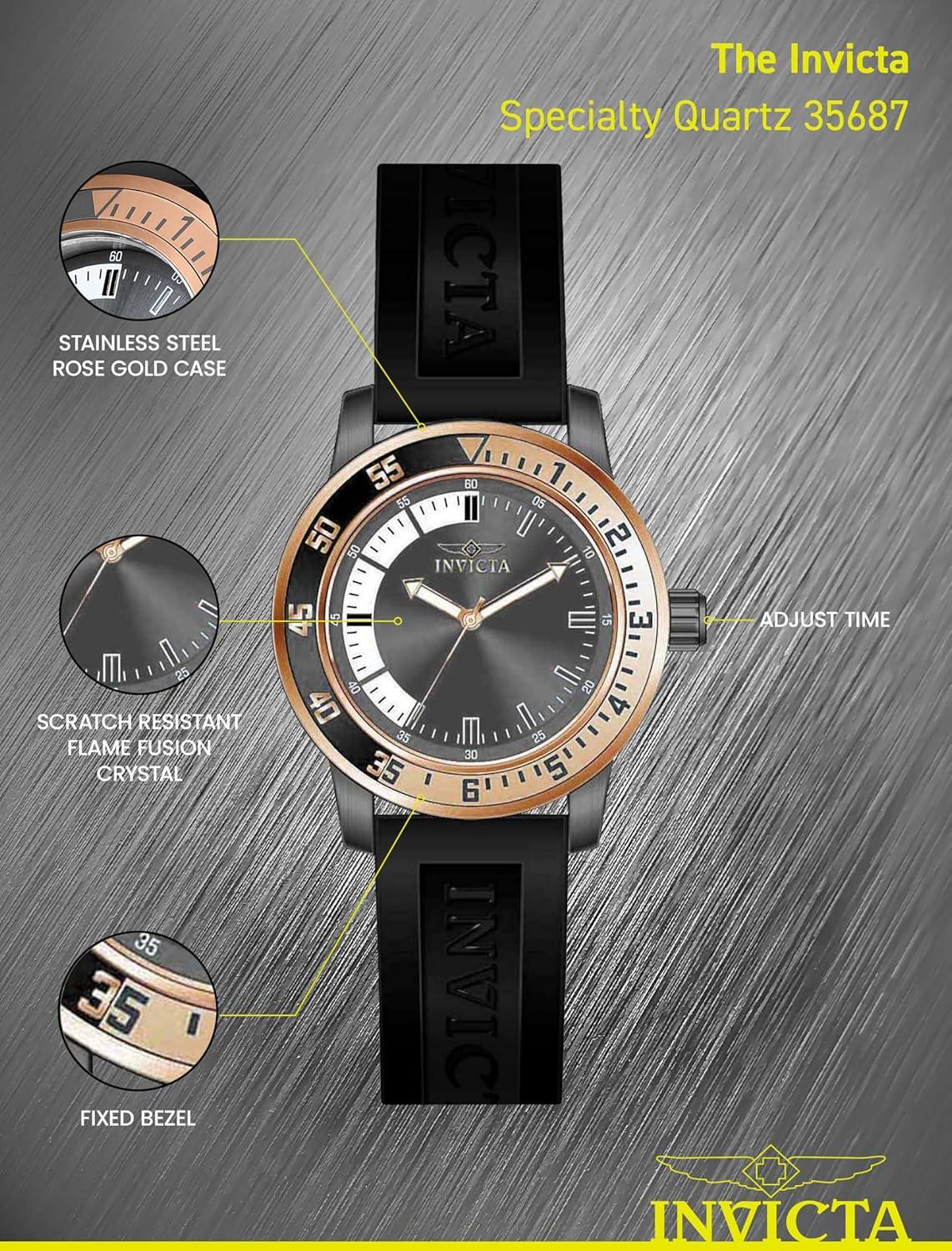 image:imageInvicta Mens Specialty Silicone Quartz Watch35687