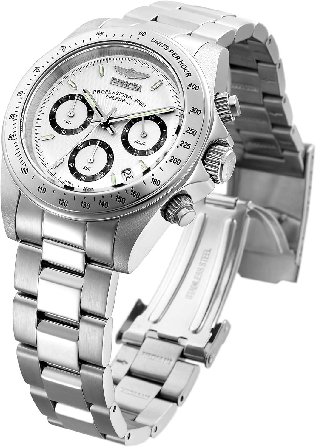 image:imageInvicta Mens Speedway Collection Stainless Steel WatchSilver