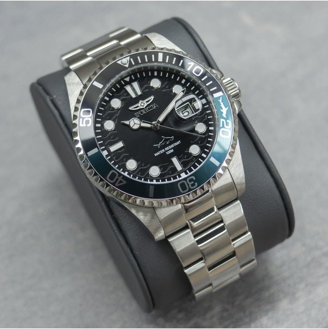 image:imageInvicta Pro Diver Men 43mm Stainless Steel Steel Black dial PC32 Quartz
