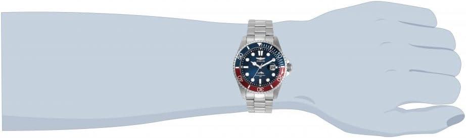 image:imageInvicta Pro Diver Mens 43mm Stainless Steel Blue dial One Size Silver