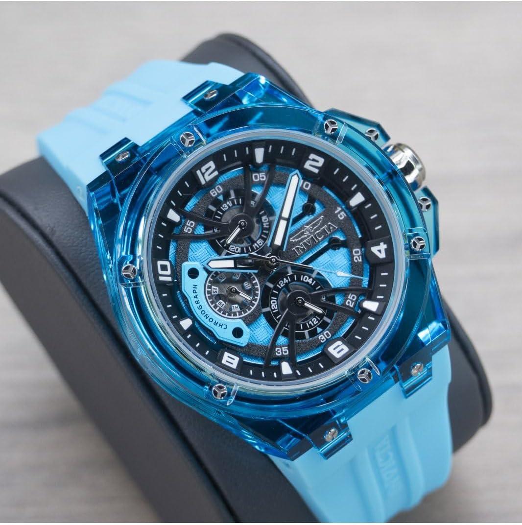 image:imageInvicta Racing Men 46mm Plastic Blue Blue dial VH67 Quartz