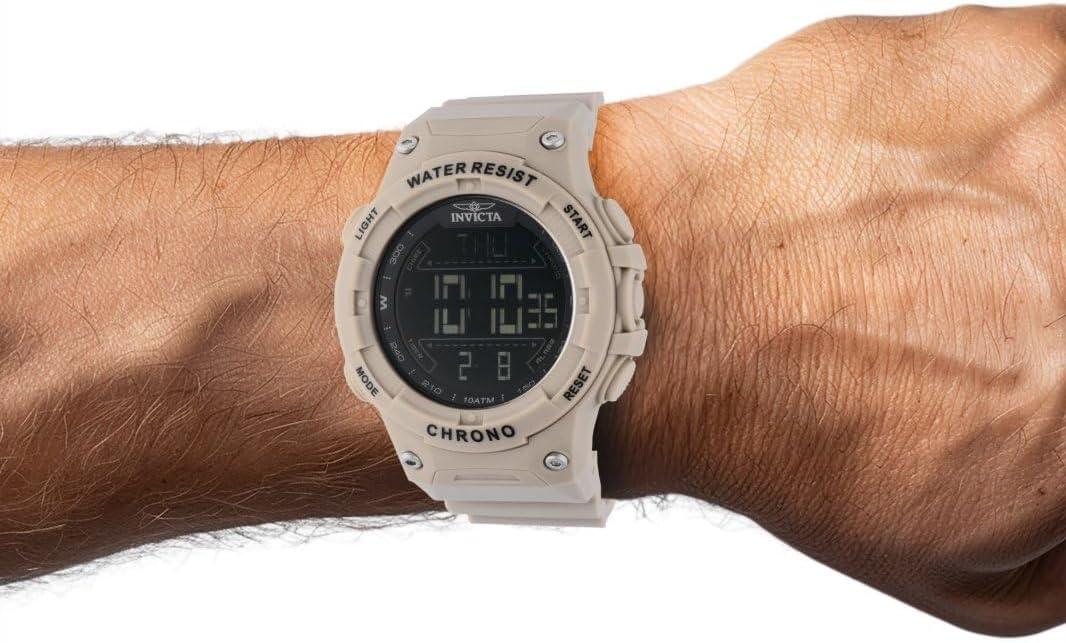 image:imageInvicta Racing Men 52mm Dial Electronic DigitalBrown