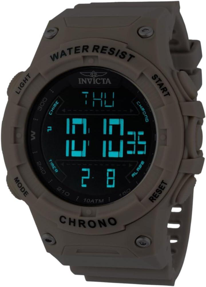 image:imageInvicta Racing Men 52mm Dial Electronic DigitalBrown