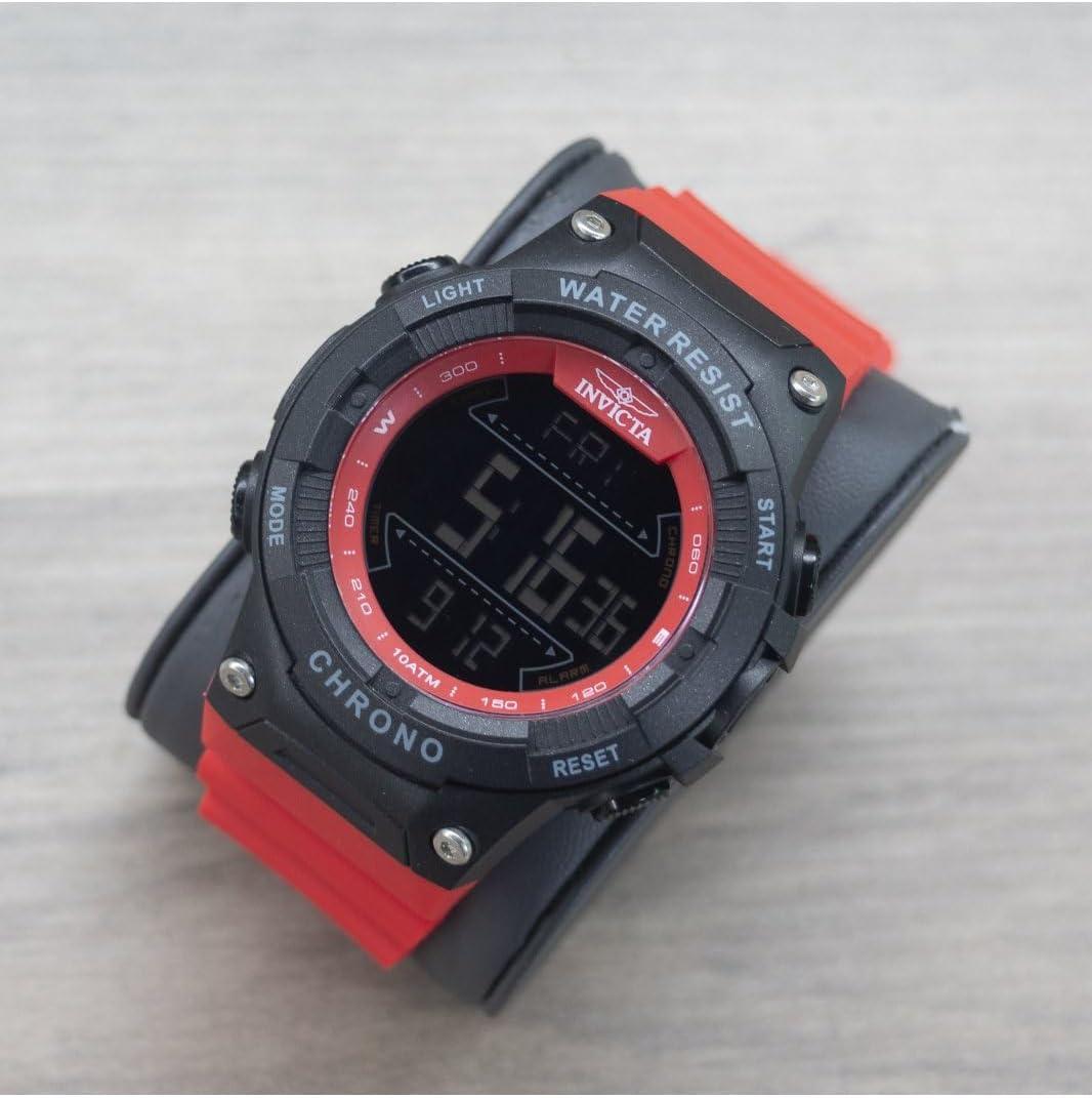 image:imageInvicta Racing Men 52mm Dial Electronic DigitalRed