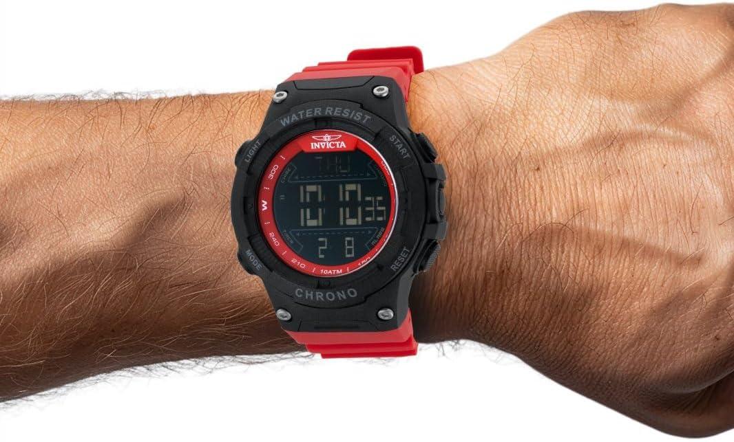 image:imageInvicta Racing Men 52mm Dial Electronic DigitalRed
