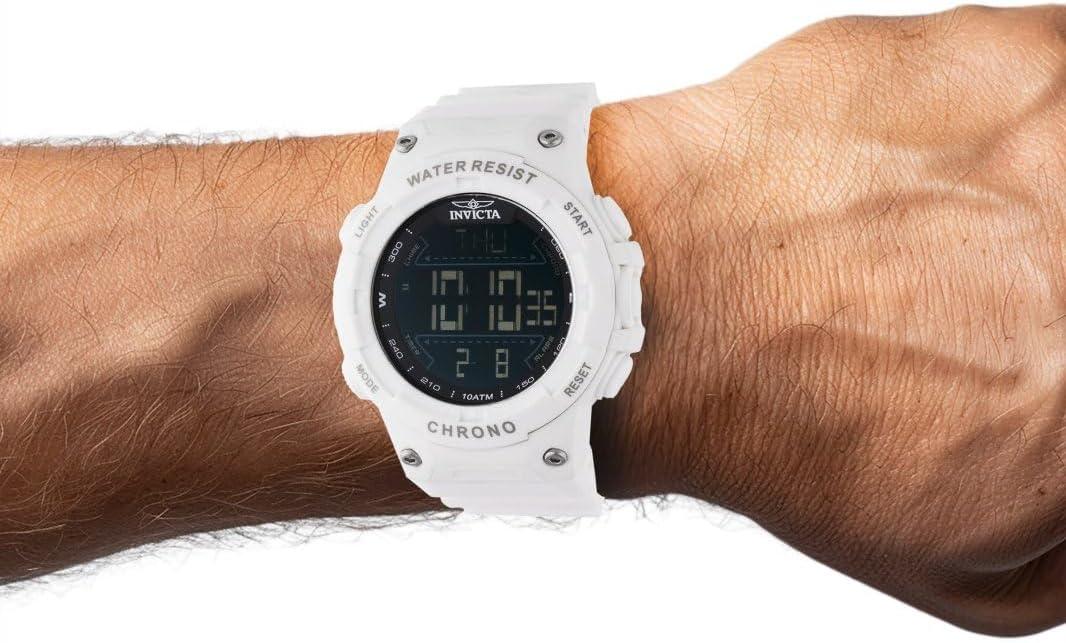 image:imageInvicta Racing Men 52mm Dial Electronic DigitalWhite