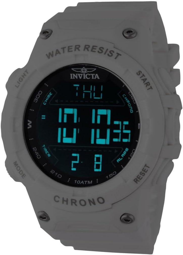 image:imageInvicta Racing Men 52mm Dial Electronic DigitalWhite