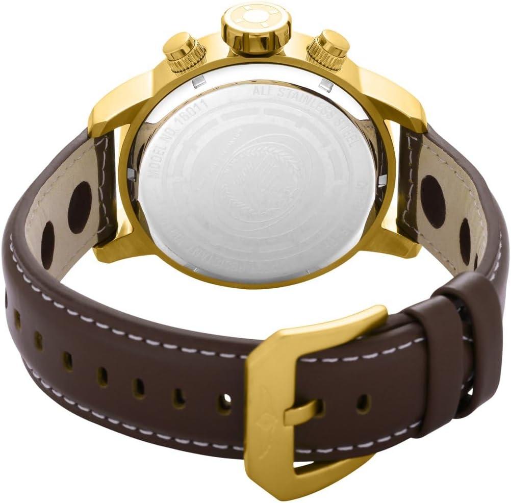 image:imageInvicta S1 Rally Stainless Steel Mens Quartz Watch 48mmBrownWhite