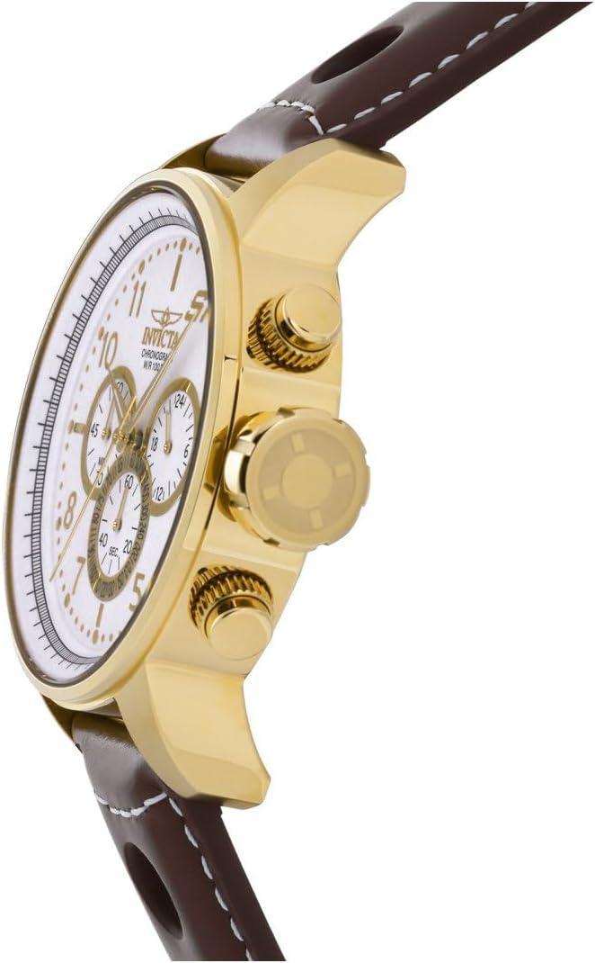 image:imageInvicta S1 Rally Stainless Steel Mens Quartz Watch 48mmBrownWhite