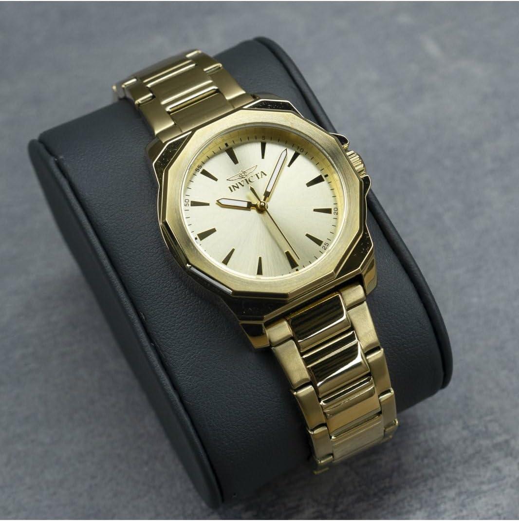 image:imageInvicta Speedway Stainless Steel Womens Quartz Watch 34mmGold