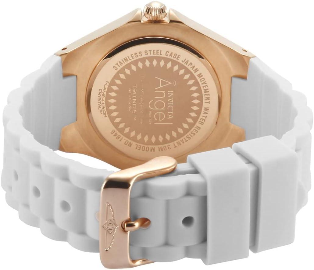 image:imageInvicta Womens 1644 Angel Jelly Fish Crystal Accented White Dial Watch1646