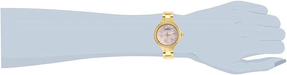image:imageInvicta Womens Wildflower Quartz Gold Watch with Pink Dial Model 28822
